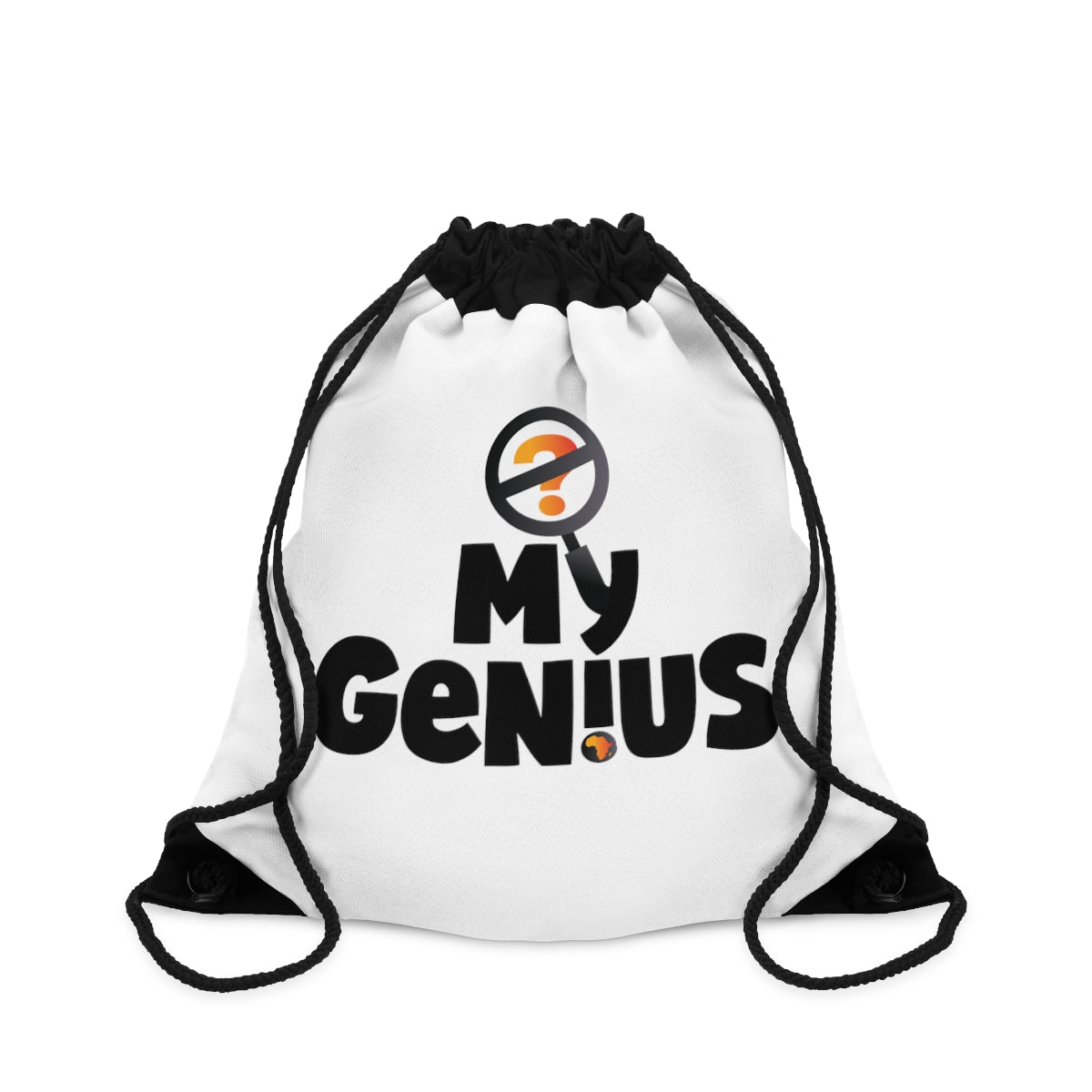 Sule the Proverb Detective Drawstring Bag (Do Not Question My Genius! Logo)