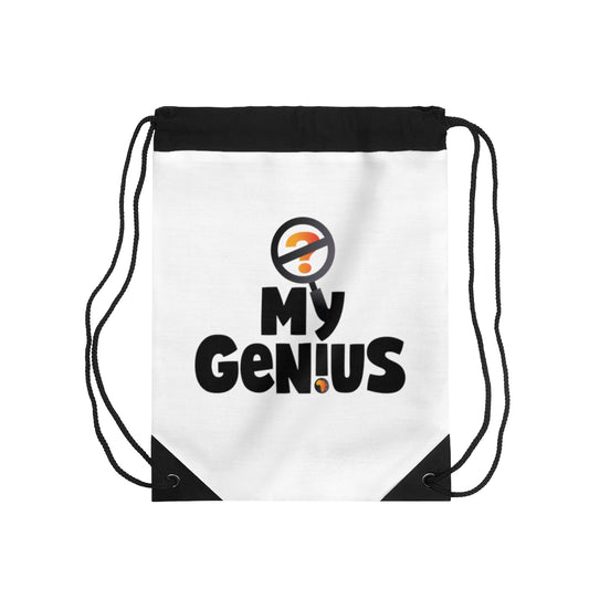 Sule the Proverb Detective Drawstring Bag (Do Not Question My Genius! Logo)